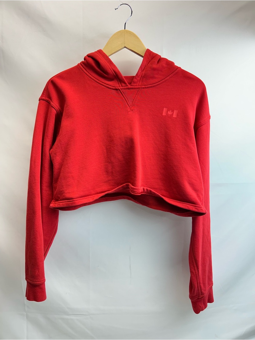 Rare Lululemon Canadian Olympic Committee Cropped Hoodie - Size 8 - Picture 3 of 9